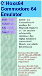Mobile Screenshot of hoxs64.net