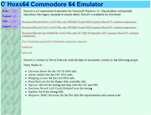 Tablet Screenshot of hoxs64.net